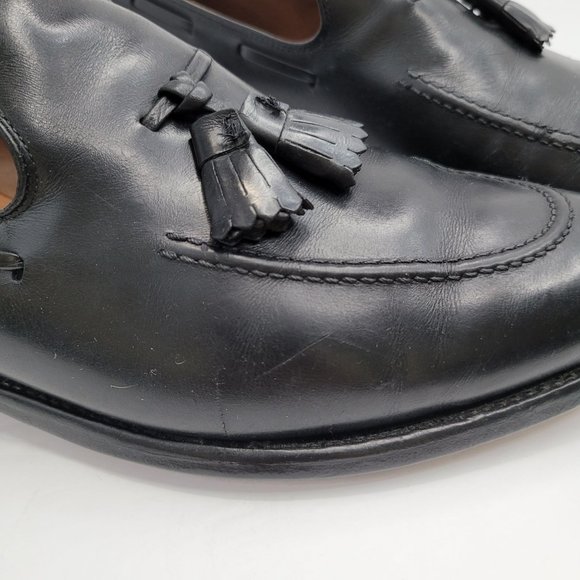 Allen Edmonds Saratoga 8703 Black Leather Loafers Men's Dress Shoes US Size 12A - Picture 10 of 11
